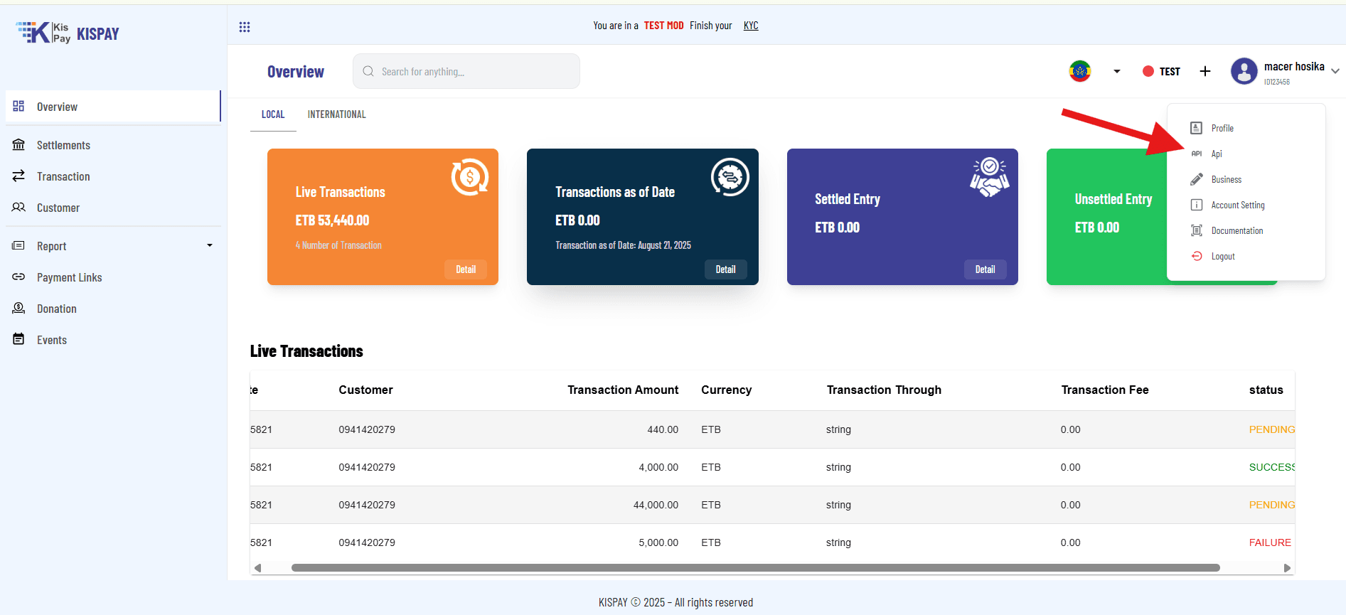 KisPay Business Info