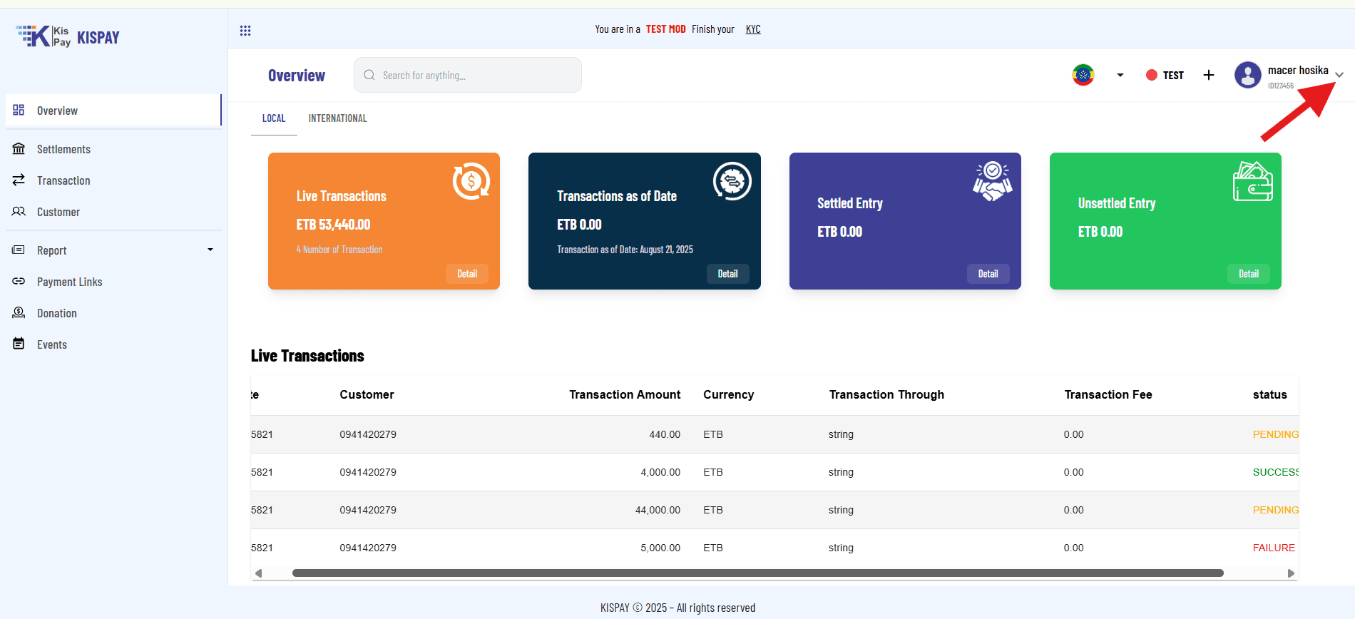 KisPay Business Info